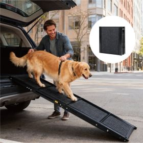 Vehicle Ramp For Large Dogs, 71" L, 19.5" W, Portable, Folding, Non-slip Ramp For Large Dogs Use for SUV, Car Or Truck