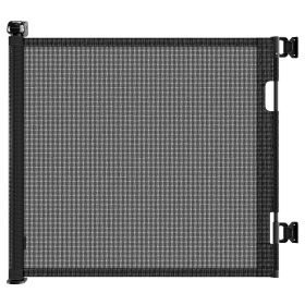 Retractable Mesh Dog or Baby Gate For Doorways, Extends Up To 55  Wide, 33  Tall. Safety Gate For Doorways, Indoor & Outdoors, Stairs, Hallway