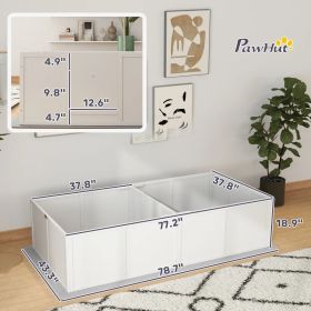 Whelping Box For Dogs And Puppies W Waterproof Pee Pad And Adjustable Door