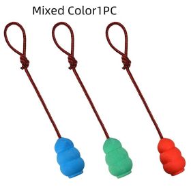 Natural Rubber Toy With Pull Rope (Option: Mixed Color Hair-12cm)