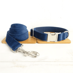 Dog Collar And Leach Set For Small And Large Dogs (Option: Collar plus Leash-L)