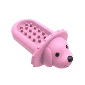 PROKEl Soft Rubber, Crate Toy Slow Feeder Pad With Treat Dispenser. Training Aid For Dog Crates. Reduce Boredom And Anxiety. (Option: Pink)