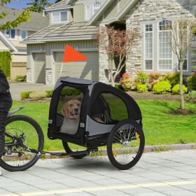 Dog Bike Trailer (Option: Black-860x230x640 mm)