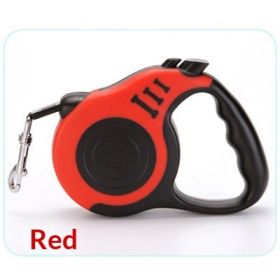 Pet Automatic Telescopic Leash (Option: red-3m)