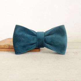 Double Thick Pile Traction Rope And Collar Set With Metal Buckle Connection (Option: E-L)