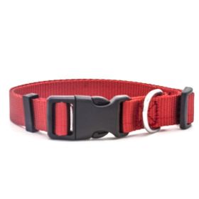 Soft Nylon Pet Collar, Adjustable (Option: Red-S)