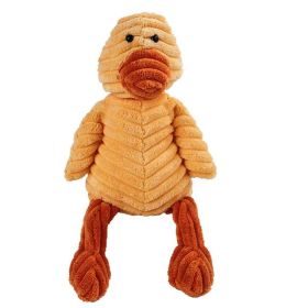 Animal Design Plush Toy With Squeaky, Play Tug-Of-War. Select Your Animal. (Option: Duck)