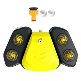 1Pc Dog Water Fountain, Multifunctional Automatic Pet Water Dispenser. Outdoor Step-on Activated Fountain For Drinking (Option: Yellow)