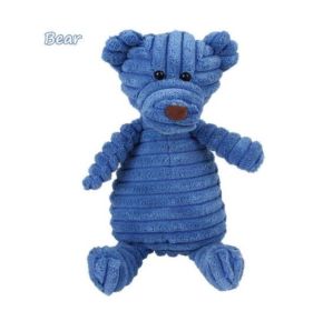 Animal Design Plush Toy With Squeaky, Play Tug-Of-War. Select Your Animal. (Option: Bear 28cm)