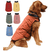 Quilted Winter Coat For Dogs. Velcro Fastening. (Option: Orange-L)