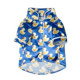 New Dog or Cat Clothes Autumn And Winter Shirt (Option: Blue-S)