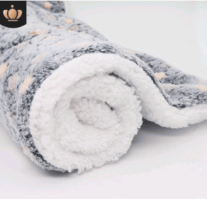 Cute Blankets Dog Or Cat Pet Mat (Option: Dark GY starry sky-M55x45)
