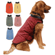 Quilted Winter Coat For Dogs. Velcro Fastening. (Option: Red-M)