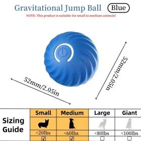 Blue And Orange Pet Bouncing Ball (Option: Blue)