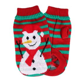 1Pc Christmas Turtleneck Sweater, Two Options Available, Multiple sizes For Dogs Holiday Sweater (Option: SnowmanXL)