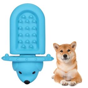 PROKEl Soft Rubber, Crate Toy Slow Feeder Pad With Treat Dispenser. Training Aid For Dog Crates. Reduce Boredom And Anxiety. (Option: Blue)
