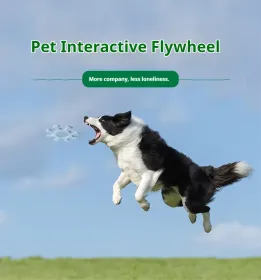 Pet Interactive Flywheel, Dog Toy. Fun Interactions Build stronger Bonds (Option: MacaronPink)