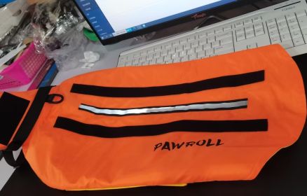 Polyester Vest Paw Roll Developing Product (Option: Orange-S)