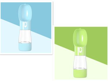 Portable Water Bottle With Food Dispenser For Traveling (Option: B set)