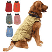 Quilted Winter Coat For Dogs. Velcro Fastening. (Option: Yellow-XS)