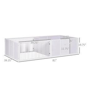 Whelping Box For Dogs Built For Mother's Comfort (Option: White)