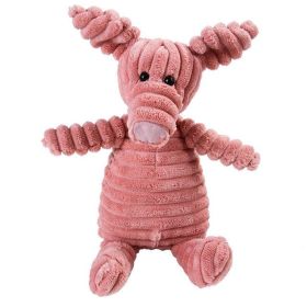 Animal Design Plush Toy With Squeaky, Play Tug-Of-War. Select Your Animal. (Option: Pig)