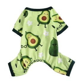 Four-legged Pet Clothing Pajamas/Jumpsuit For Dogs (Option: Grass Green-XXL)