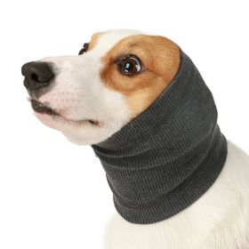 Pet Dog Comforter Headband Scarf (Option: Gray-M)
